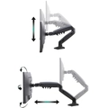 Suporte Articulado para Monitor, 15 a 34, Ajuste de Altura e Pistão a Gás F80N ELG - F80N