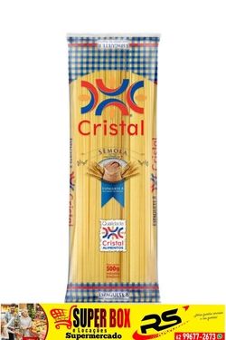 Macarrão Cristal Semola Nº8 pct 500g