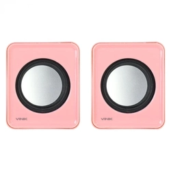 Caixa de Som Vinik 2.0 Rosa - Vs01r