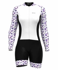 Macaquinho de Ciclismo Feminino Alfazema