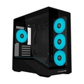GABINETE LIAN LI V100R MINI PRETO C/4FAN - OE809RX