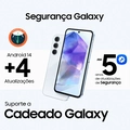 Celular Samsung Galaxy A55, 5G, 128GB, 8GB RAM, Câmera Tripla 50mp, Tela 6.6”, Azul Claro