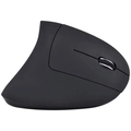 Mouse Sem Fio Recarregavel 2.4 Ghz Vertical Ergonomico Ortopedico Power Fit 1600 Dpi Preto Usb - Pm300