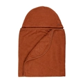 Maxi Toalha de Banho com Capuz Terracota