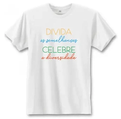 Camiseta Celebre a Diversidade  - Adulto Masculino