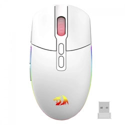 Mouse Gamer Redragon Invader Pro Branco - M719W-RGB-PRO