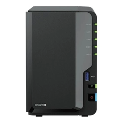 NAS Synology Diskstation 2 baias DS225+ (Intel Celeron J4125, 2GB DDR4 non-ECC, 2.5GbE + 1GbE LAN, 2x USB 3.2 Gen1)