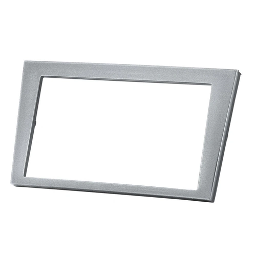 Contra Frente Plastica Permak Corsa   Montana  Meriva 2 Din Prata 89/m2