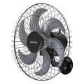 Ventilador Osc Parede Steel 50cm 6 Pás- Bivolt - Preto/prata