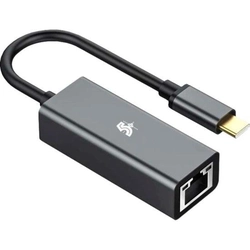 Cabo Adaptador Conversor Usb-C Tipo-C Para Lan Rj45  5+ - ATC-06