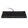 Teclado Mecânico 60% Vinik Anihi Black - Switch Red - Led Rainbow - Anihibkrd