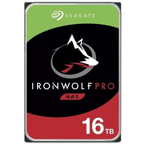 HD 16TB SATA Seagate IronWolf PRO - ST16000NT001 (3,5pol, 6Gb/s, 7.200 RPM, 256MB Cache)