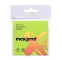 Bloco Adesivo 76x76mm Verde Neon Maxprint