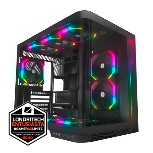Computador Londritech Intel I9 14900K 14º Geração, B760, Memória 16GB, SSD 1TB, RTX 5050,  Fonte 800W, Water Cooler 360MM