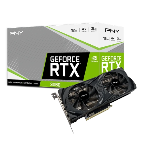 Placa De Video 12GB RTX3060 PNY - VCG306012DFMPB