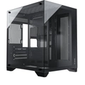 Gabinete Gamer Fortrek Clarity Preto Lateral Vidro