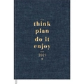 Agenda 2021 Think Plan Do It Enjoy,176 Folhas, 145mm x 205mm - Tilibra