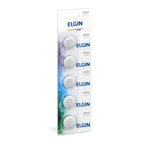 BATERIA BOTAO DE LITIO CR2032 ELGIN