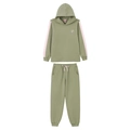Conjunto Moletom Capuz Recortes Lik Kids - Feminino