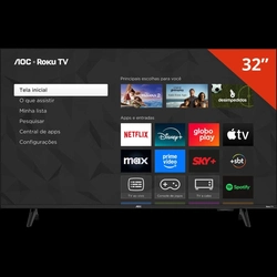 Smart Tv Aoc 32" Roku Tv Hd - 32s5155/78g