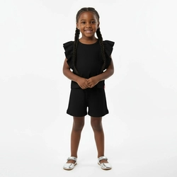 Conjunto Blusa E Shorts Em Viscose Trabalhada Kely e Kety Feminino