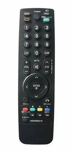 Controle Remoto Compatível Tv LG Akb69680416 - Akb69680403