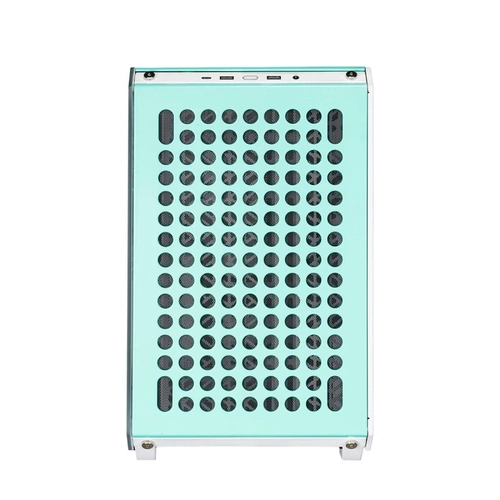 Gabinete Cooler Master Qube 500 Flatpack Macaron Edition E-atx Menta Rosa Creme    Q500-dgnn-s00