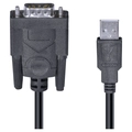 Cabo Usb 1.1 Converte 1 Porta Usb Em 1 Saída Serial Db9 Rs232 2 Metros U1db9-2 Vinik