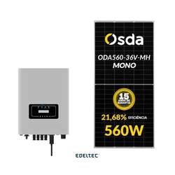 Gerador Edeltec Solar Deye 19,60 Kwp Tri. 380v Laje (20k/560w)