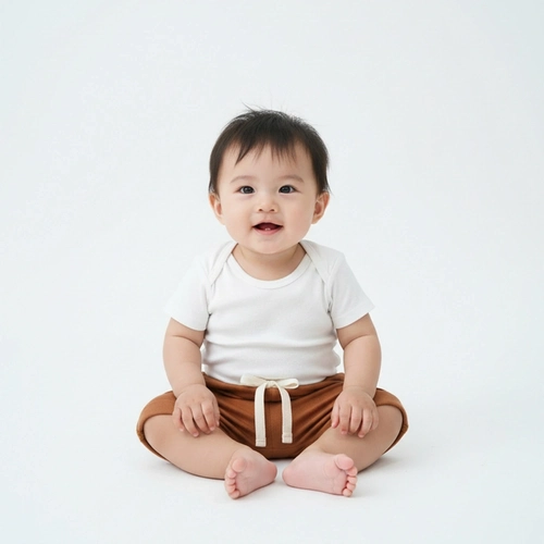 Shorts Avulso Barra Virada Suedine Liso Masculino BabyCotton