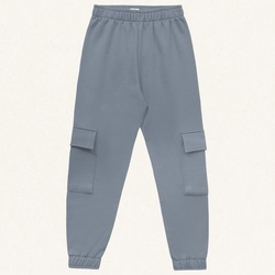 Calça Moletom Cargo com Bolsos Fakini - Masculina