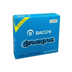 Grampo 23/24 Galvanizado c/1000 Bacchi