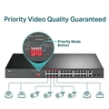 Switch Poe+ C/ 24p 10/100mbps e 2p Gigabit Tl-sl1226p Smb Imp