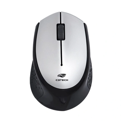 Mouse, Sem Fio, RC, Nano, M-W50SI, Prata, C3Tech