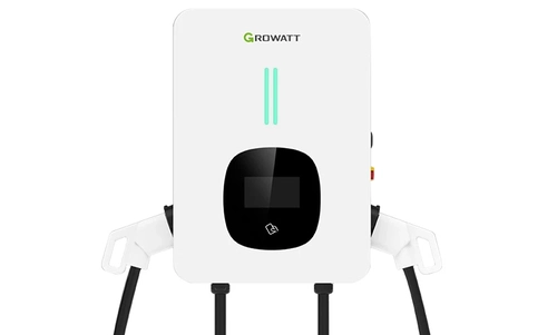 Carregador Veicular Wallbox Growatt THOR-40DD-P – 40 kW DC, Wi-Fi, Cabo 5 m, 2x Conector CCS Tipo 2, Trifásico 380V