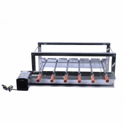 Kit Giratório Lobo Em Inox Gsa 6/75 6 Espetos Pre/40