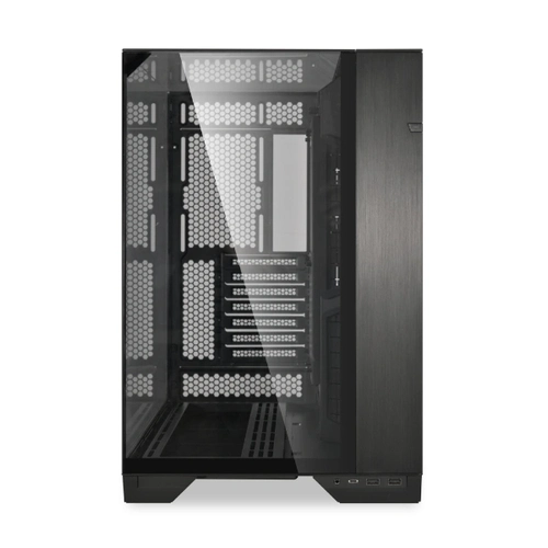 Gabinete Gamer Lian Li  011 Vision, Mid-Tower, Sem fans, Preto - 011VX BLACK