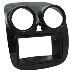 Moldura Fiamon 2 Din Fiat Novo Palio 2014 Black Piano