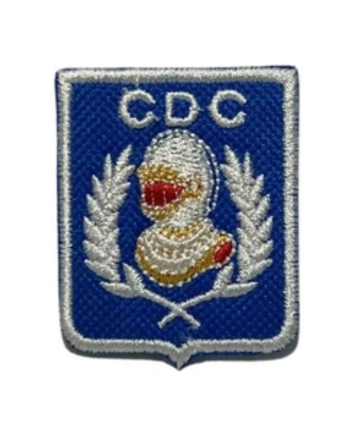 Breve bordado CDC- auto colante