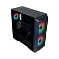 Gabinete Cooler Master Haf 500 Lateral Vidro Temperado - 2 Fans Argb 200mm Led Argb - Preto - H500-kgnn-s00