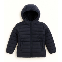 Jaqueta Puffer Peluciada com Capuz Grand Bazar  - Masculina