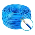 Cabo de Seguranca 0,5mm 4 Pares 100m Azul Ultra Alarm