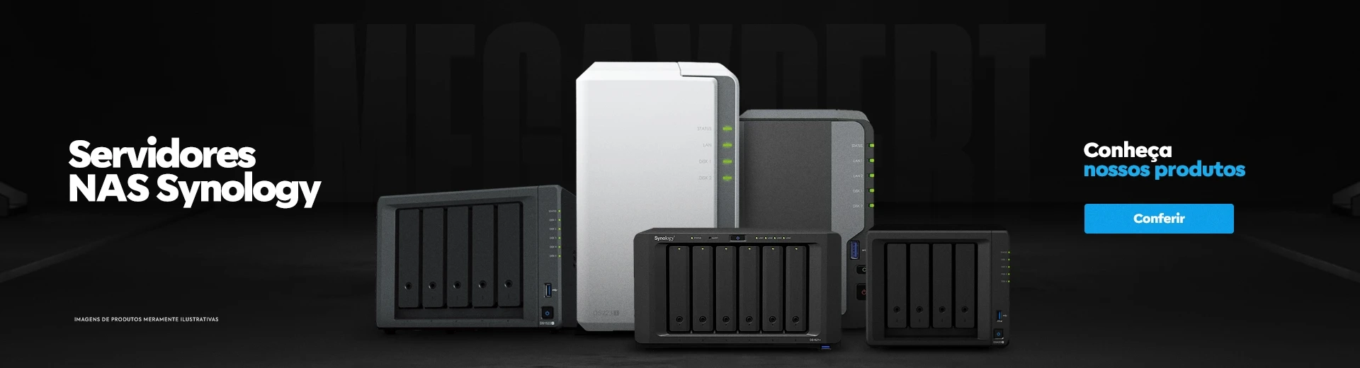 Servidores NAS Synology. Conheça nossos produtos