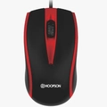 Mouse Office USB Vermelho Hoopson MS-038v