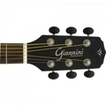 Violão Giannini Gf1d Ceq Eletroacústico Aço Preto