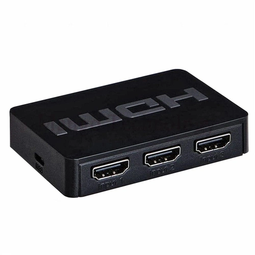 Chave Seletora HDMI 3 Entradas 1 Saida sem Controle Remoto