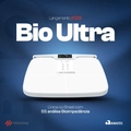 Balança Bioimpedância 55 Análises Corporais Digital e com Bluetooth - Relaxshop Bio Ultra Branca