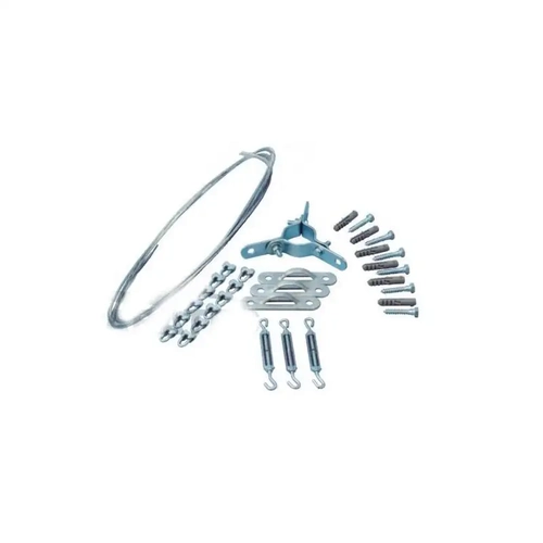 CONJUNTO CONTRAVENTAGEM C/CABO P/MASTRO 1.1/2 GALVANIZADO A FOGO