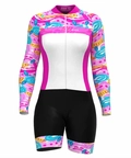 Macaquinho de Ciclismo Feminino Lótus