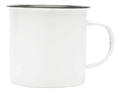 Caneca Esmaltada Rustica Branca 350 ml